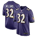 Zennovawear Men's Baltimore Ravens Marcus Williams Purple Player Game Jersey