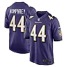 Zennovawear Men's Baltimore Ravens Marlon Humphrey Purple Game Team Jersey