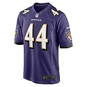 Zennovawear Men's Baltimore Ravens Marlon Humphrey Purple Game Team Jersey