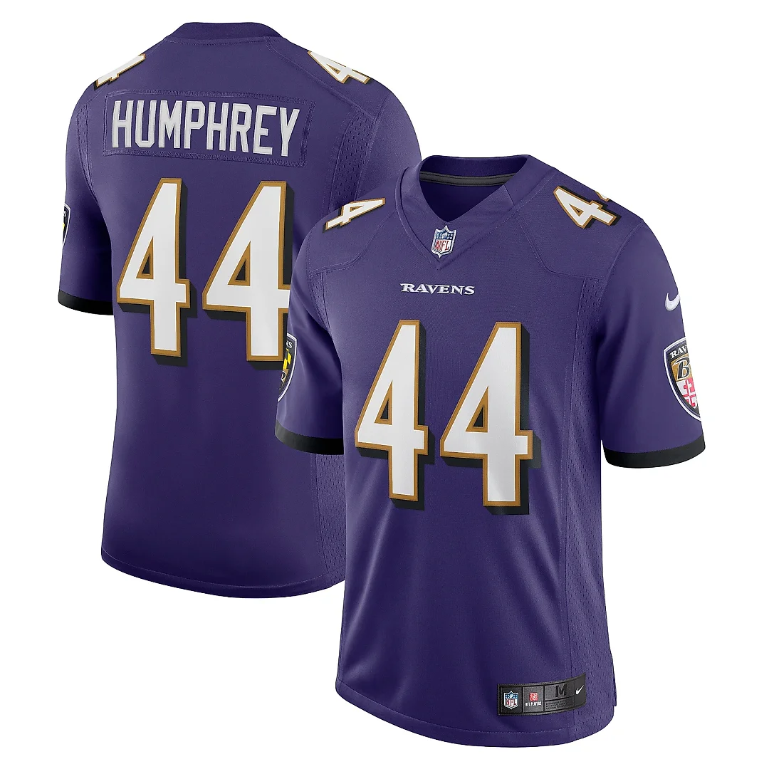 Zennovawear Men's Baltimore Ravens Marlon Humphrey Purple Vapor Limited Jersey