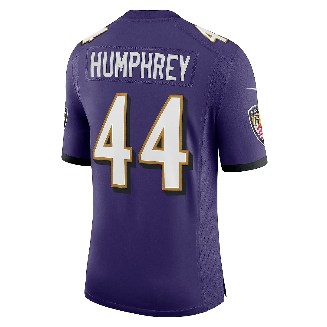 Zennovawear Men's Baltimore Ravens Marlon Humphrey Purple Vapor Limited Jersey