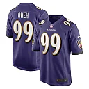 Zennovawear Men's Baltimore Ravens Odafe Oweh Purple Game Jersey