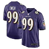 Zennovawear Men's Baltimore Ravens Odafe Oweh Purple Game Player Jersey