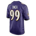 Zennovawear Men's Baltimore Ravens Odafe Oweh Purple Game Player Jersey