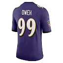 Zennovawear Men's Baltimore Ravens Odafe Oweh Purple Vapor Limited Jersey