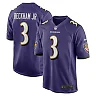 Zennovawear Men's Baltimore Ravens Odell Beckham Jr. Purple Game Jersey
