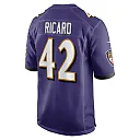 Zennovawear Men's Baltimore Ravens Patrick Ricard Purple Game Jersey