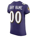 Zennovawear Men's Baltimore Ravens Purple Vapor F.U.S.E. Elite Custom Jersey