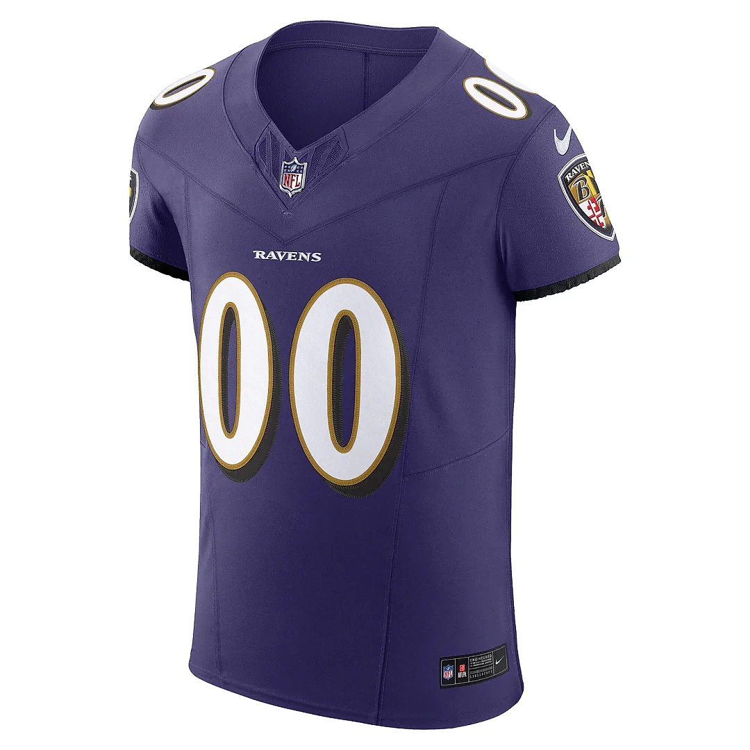 Zennovawear Men's Baltimore Ravens Purple Vapor F.U.S.E. Elite Custom Jersey
