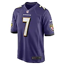 Zennovawear Men's Baltimore Ravens Rashod Bateman Purple Game Player Jersey