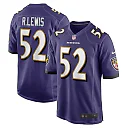 Zennovawear Men's Baltimore Ravens Ray Lewis Purple Retired Player Game Jersey
