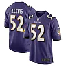 Zennovawear Men's Baltimore Ravens Ray Lewis Purple Retired Player Game Jersey