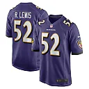 Zennovawear Men's Baltimore Ravens Ray Lewis Purple Retired Player Jersey