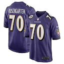 Zennovawear Men's Baltimore Ravens Roger Rosengarten Purple Team Game Jersey