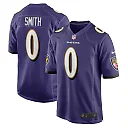 Zennovawear Men's Baltimore Ravens Roquan Smith Purple Team Game Jersey
