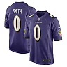 Zennovawear Men's Baltimore Ravens Roquan Smith Purple Team Game Jersey