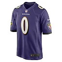 Zennovawear Men's Baltimore Ravens Roquan Smith Purple Team Game Jersey
