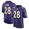 Zennovawear Men's Baltimore Ravens Sanoussi Kane Purple Team Game Jersey