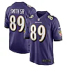 Zennovawear Men's Baltimore Ravens Steve Smith Sr. Purple Retired Player Game Jersey