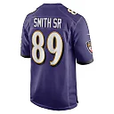 Zennovawear Men's Baltimore Ravens Steve Smith Sr. Purple Retired Player Game Jersey