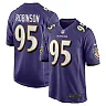 Zennovawear Men's Baltimore Ravens Tavius Robinson Purple Team Game Jersey