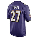 Zennovawear Men's Baltimore Ravens T.J. Tampa Purple Team Game Jersey