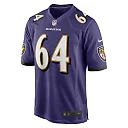 Zennovawear Men's Baltimore Ravens Tyler Linderbaum Purple Player Game Jersey