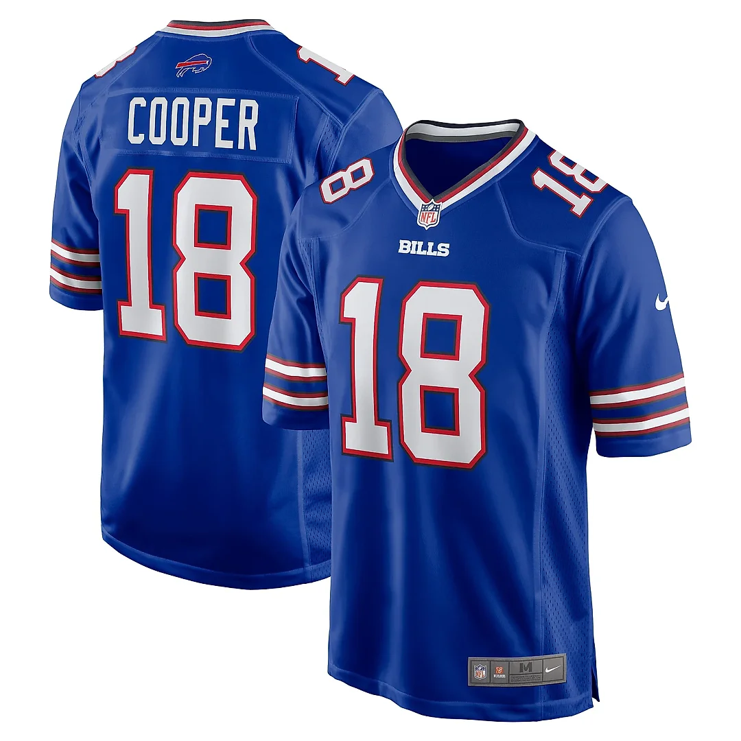 Zennovawear Men's Buffalo Bills Amari Cooper Royal Game Jersey