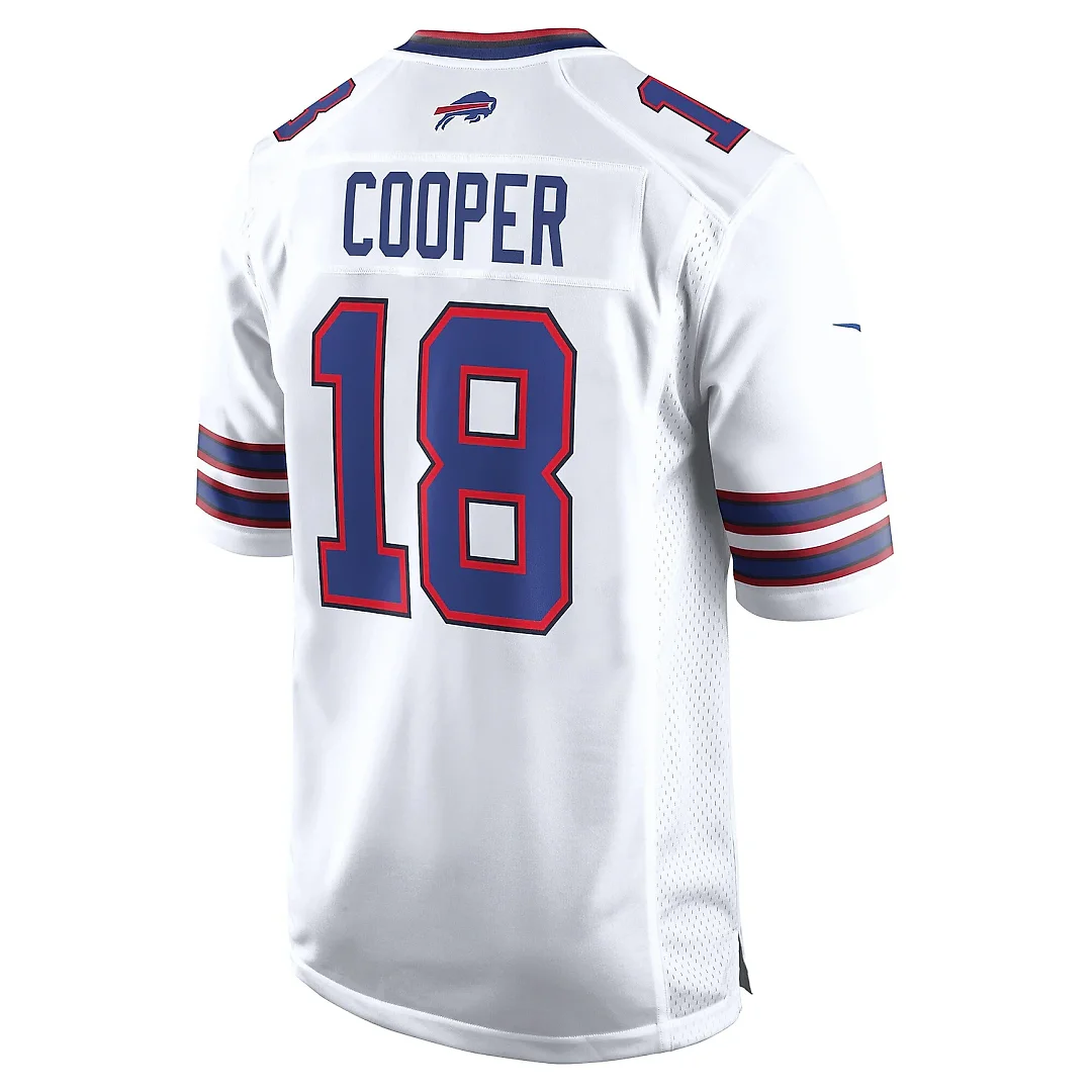 Zennovawear Men's Buffalo Bills Amari Cooper White Game Jersey