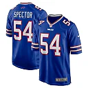 Zennovawear Men's Buffalo Bills Baylon Spector Royal Game Jersey