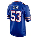 Zennovawear Men's Buffalo Bills Branson Deen Royal Game Jersey