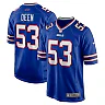 Zennovawear Men's Buffalo Bills Branson Deen Royal Game Jersey