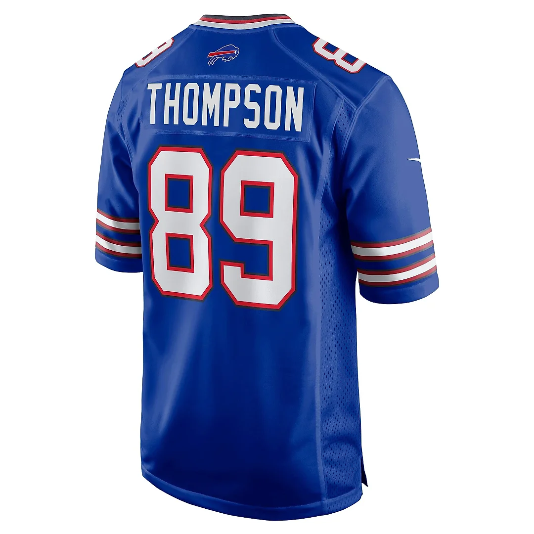 Zennovawear Men's Buffalo Bills Bryan Thompson Royal Team Game Jersey