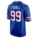 Zennovawear Men's Buffalo Bills Casey Toohill Royal Game Jersey