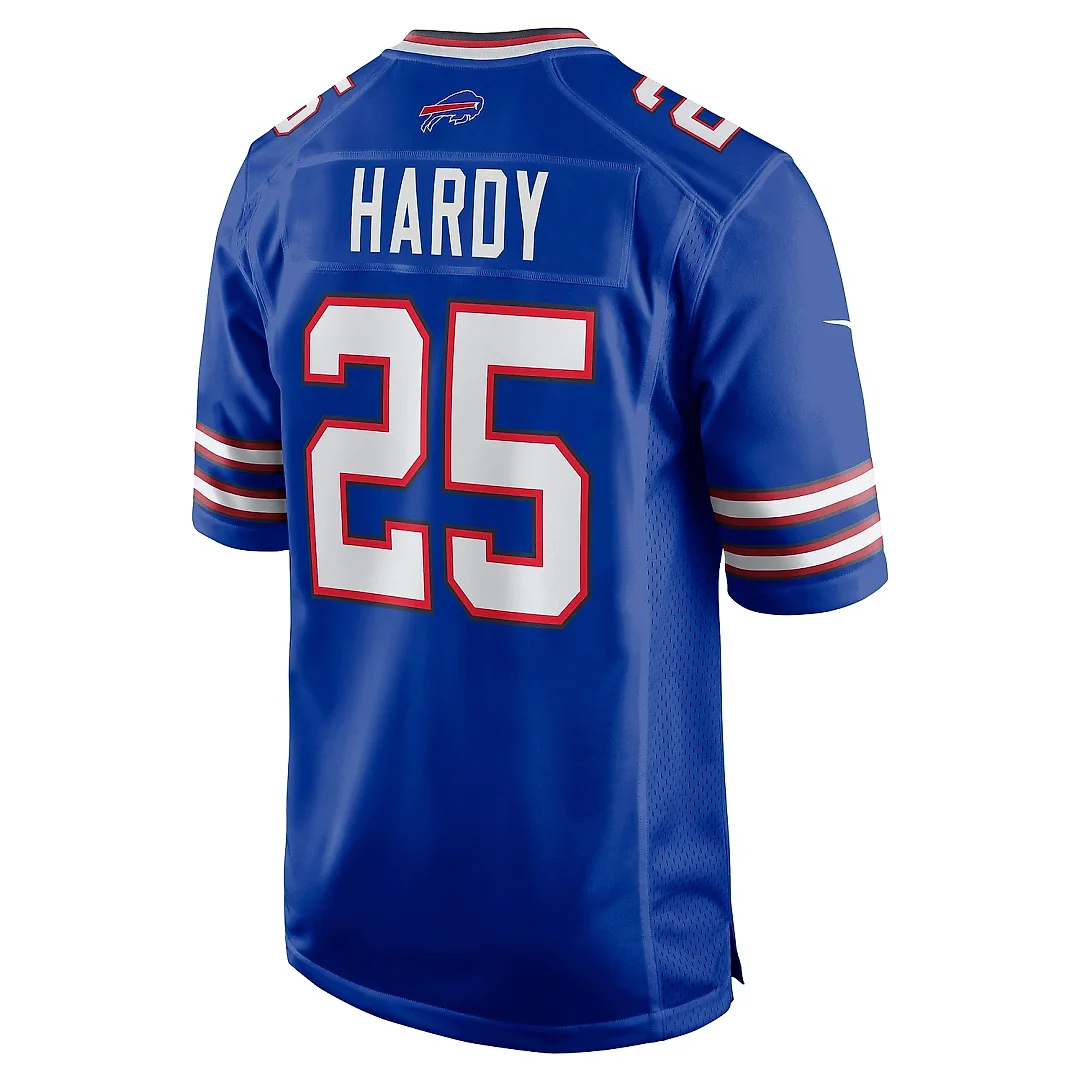 Zennovawear Men's Buffalo Bills Daequan Hardy Royal Game Jersey
