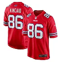 Zennovawear Men's Buffalo Bills Dalton Kincaid Red Alternate Game Jersey