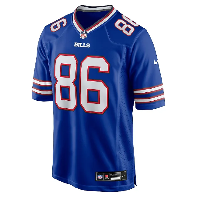 Zennovawear Men's Buffalo Bills Dalton Kincaid Royal Game Jersey