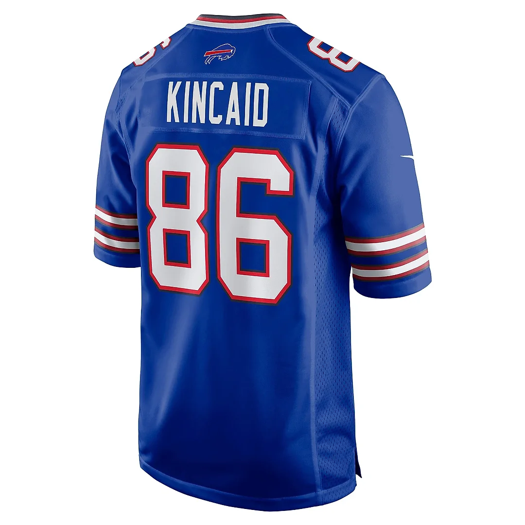 Zennovawear Men's Buffalo Bills Dalton Kincaid Royal Game Jersey