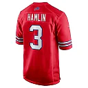 Zennovawear Men's Buffalo Bills Damar Hamlin Red Alternate Game Jersey