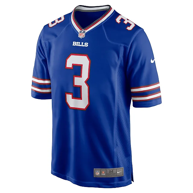 Zennovawear Men's Buffalo Bills Damar Hamlin Royal Game Jersey