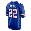 Zennovawear Men's Buffalo Bills Damien Harris Royal Game Player Jersey