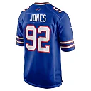 Zennovawear Men's Buffalo Bills DaQuan Jones Royal Game Player Jersey