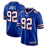 Zennovawear Men's Buffalo Bills DaQuan Jones Royal Game Player Jersey
