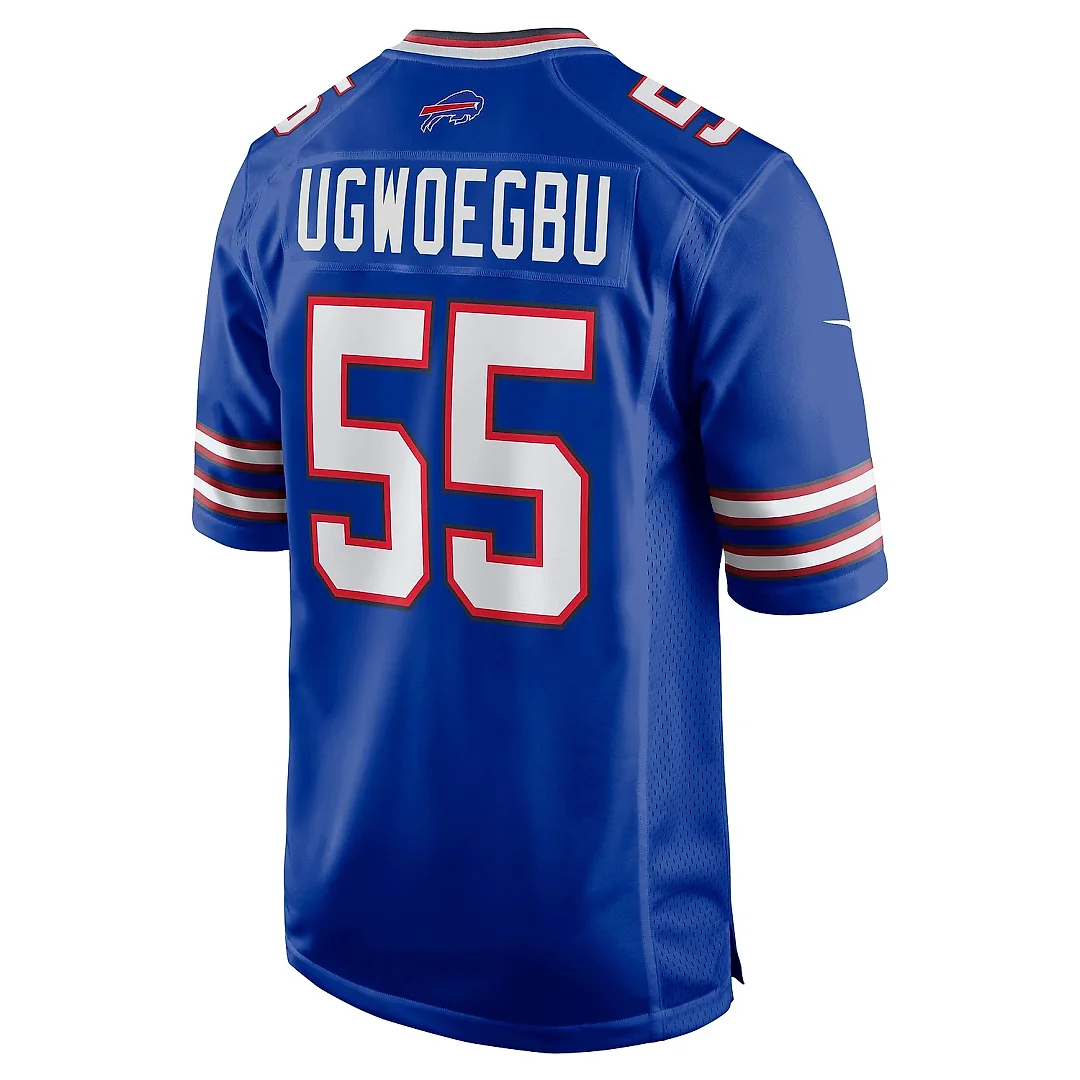 Zennovawear Men's Buffalo Bills David Ugwoegbu Royal Game Jersey