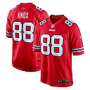 Zennovawear Men's Buffalo Bills Dawson Knox Red Alternate Game Jersey
