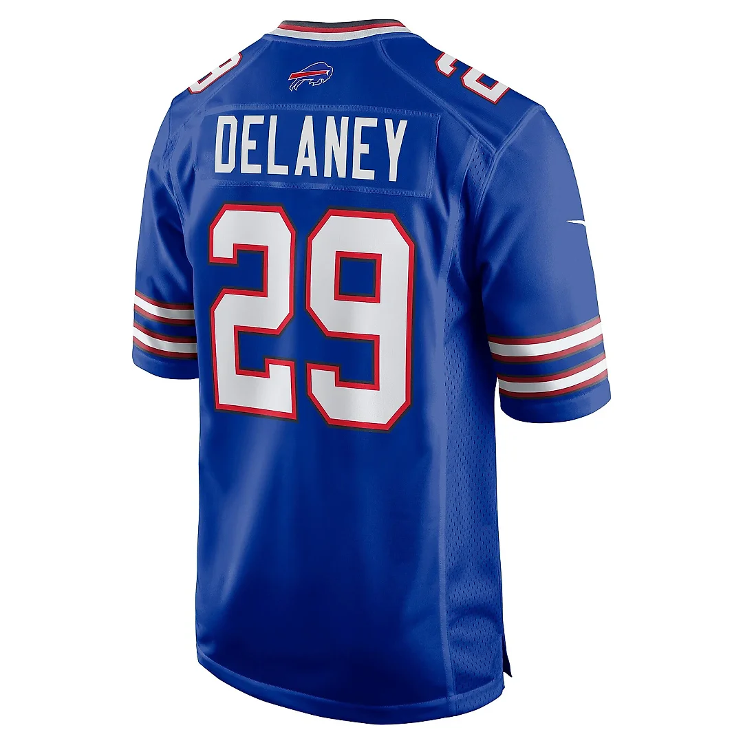 Zennovawear Men's Buffalo Bills Dee Delaney Royal Game Jersey