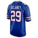 Zennovawear Men's Buffalo Bills Dee Delaney Royal Game Jersey