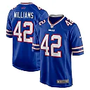 Zennovawear Men's Buffalo Bills Dorian Williams Royal Home Game Jersey
