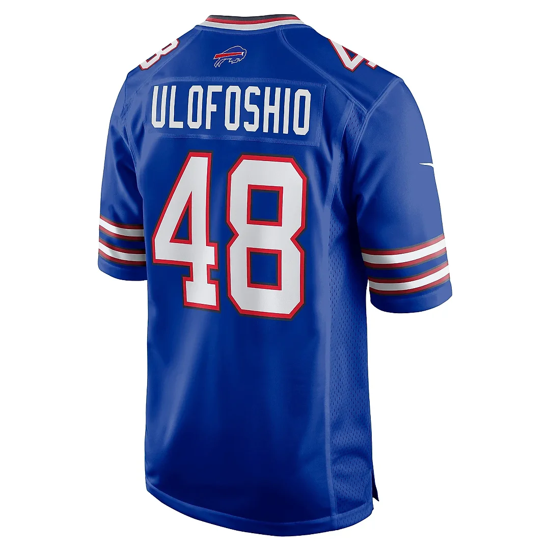 Zennovawear Men's Buffalo Bills Edefuan Ulofoshio Royal Game Jersey