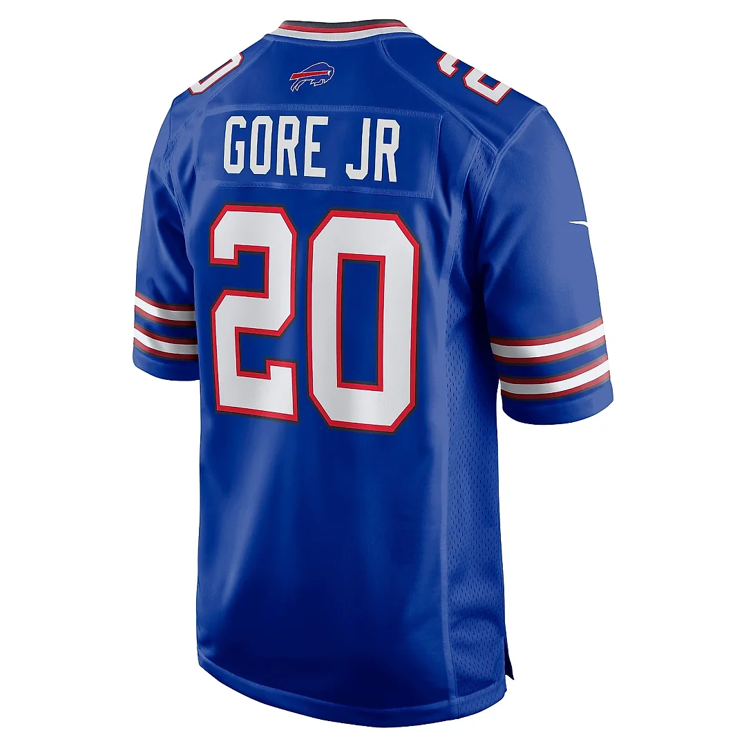 Zennovawear Men's Buffalo Bills Frank Gore Jr. Royal Game Jersey